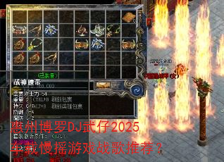 惠州博罗DJ武仔2025车载慢摇游戏战歌推荐? 惠州博罗DJ武仔2025车载慢摇游戏战歌推荐?