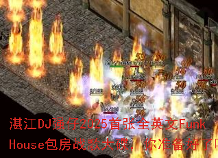 湛江DJ强仔2025首张全英文FunkHouse包房战歌大碟,你准备好了吗? 湛江DJ强仔2025首张全英文FunkHouse包房战歌大碟,你准备好了吗?