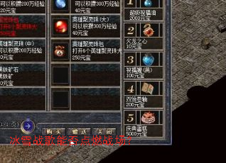 ��ѩս���ܷ��ȼս����