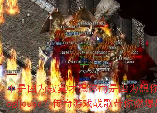 不是因为寂寞才想你而是因为想你才寂寞ProgHouse?传奇游戏战歌带你燃爆战场 不是因为寂寞才想你而是因为想你才寂寞ProgHouse?传奇游戏战歌带你燃爆战场