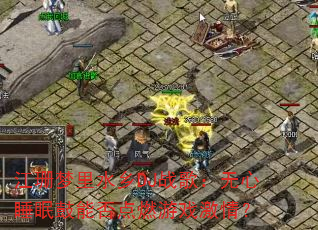 ��ɺ����ˮ��DJս�裺����˯�߹��ܷ��ȼ��Ϸ���飿