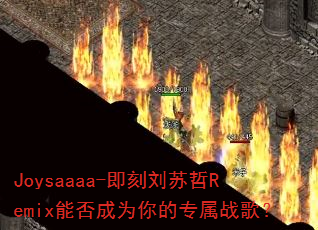 Joysaaaa-即刻刘苏哲Remix能否成为你的专属战歌? Joysaaaa-即刻刘苏哲Remix能否成为你的专属战歌?