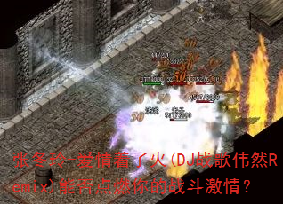 张冬玲-爱情着了火(DJ战歌伟然Remix)能否点燃你的战斗激情? 张冬玲-爱情着了火(DJ战歌伟然Remix)能否点燃你的战斗激情?