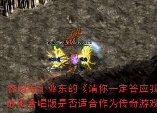 容阅与王亚东的《请你一定答应我》DJ战歌合唱版是否适合作为传奇游戏战歌? 容阅与王亚东的《请你一定答应我》DJ战歌合唱版是否适合作为传奇游戏战歌?