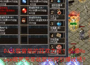 DJս�����ʵĿ�֮ҹ������House��������ս���������ս����